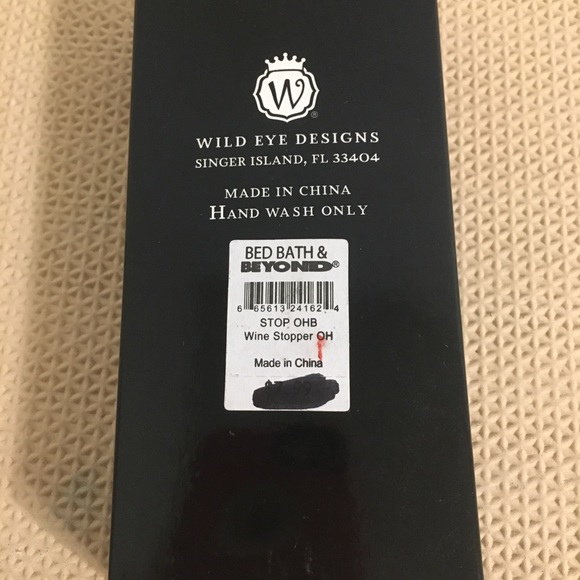 Wild Eye Design Bottle Stopper Ohio Shape NIP - Picture 2 of 2